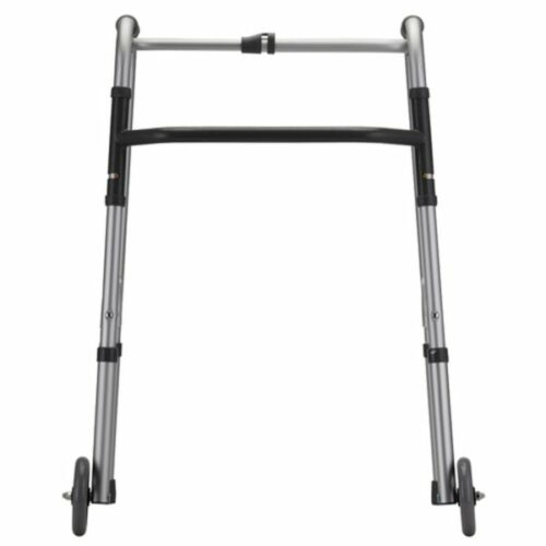 FOLDING WALKING FRAME 5" FRONT WHEEL - Image 2