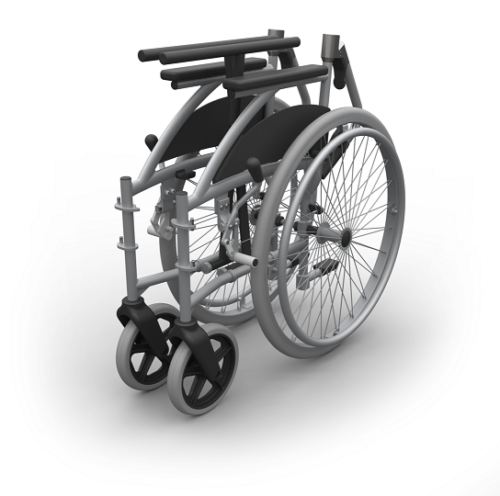 RG18B ALUMINIUM SUPER LIGHT WEIGHT WHEELCHAIR -CRYSTAL - Image 3