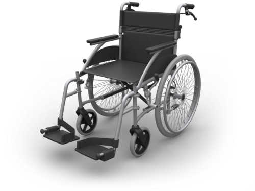 RG18B ALUMINIUM SUPER LIGHT WEIGHT WHEELCHAIR -CRYSTAL - Image 4