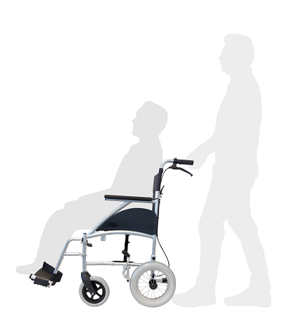 CRYSTAL 2 TRANSIT WHEELCHAIR 16″ RG16BT