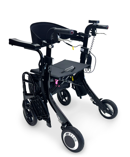 STEADY STRIDE FOLDING ELECTRIC SEAT WALKER / WHEELCHAIR Model RG4409