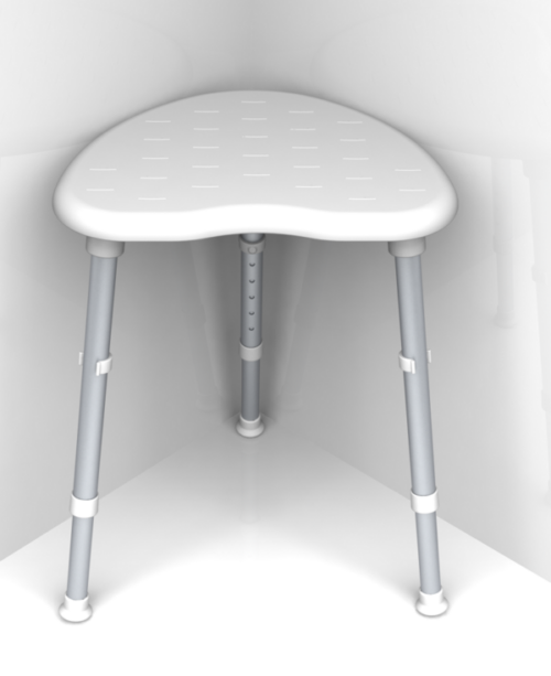 . Space Saver Corner Shower Stool - RG553 - Image 4