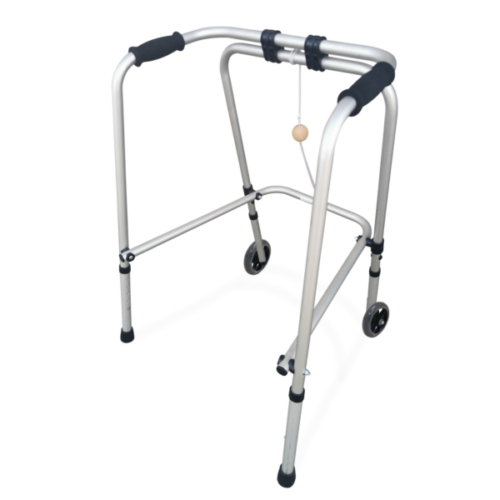 FOLDING PYRAMID WALKING FRAME WITH FRONT WHEEL - Image 2